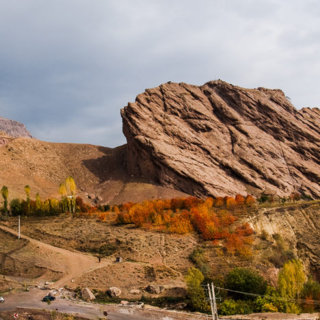 Alamut, fortress of the Assassins in Iran